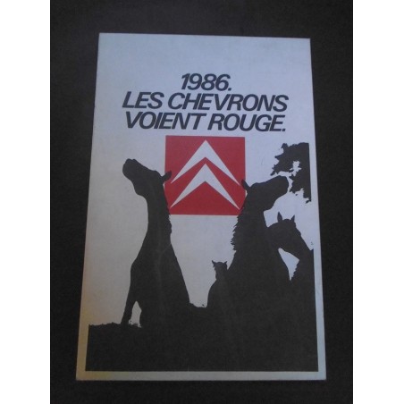 1986 Les chevrons voient rouge - Citroën -