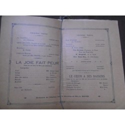 Union des femmes de France - Hopital auxiliaire 116 - Matinée du Dimanche 9 Juillet 1916 organisée au bénéfice…