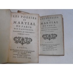 Les poésies de Martial de Paris dit d'Auvergne procureur au parlement