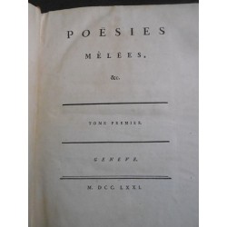 Pésies mêlées &c.