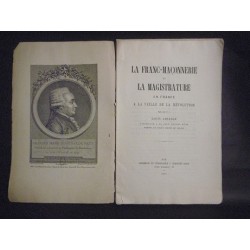 La Franc-Maçonnerie et la magistrature en France à la veille de la révolution