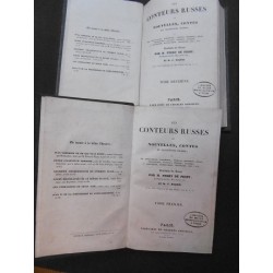Les conteurs Russes ou nouvelles, contes et traditions russes. La vérité sur l'incendie de Moscou par le comte de Rostopchine