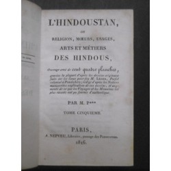 L'Hindoustan, ou religion, moeurs, usages, arts et métiers des Hindous.(tome 5)