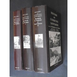 Histoire des communes savoyardes - Haute-Savoie (3 volumes édition courante)