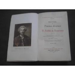 Le conteur des boudoirs et des après-soupers - Recueil de poésies diverses de M.Robbé De Beauveset