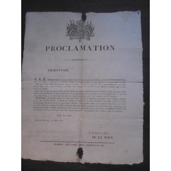 Proclamation aux Piémontais...