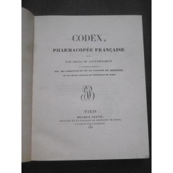 Codex, pharmacopée française