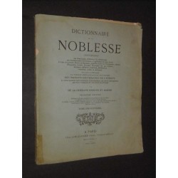 Dictionnaire de la noblesse