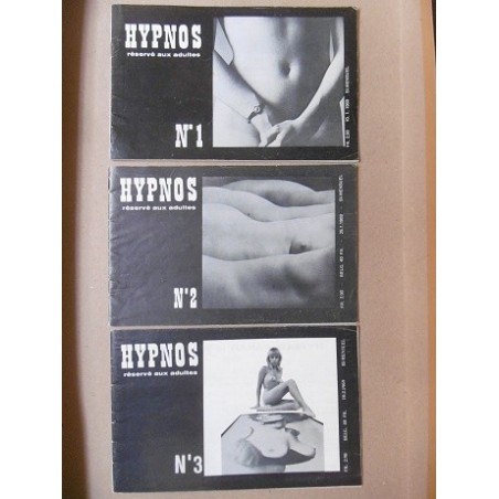 Hypnos - Réservé aux adulte n° 1- 2- 3