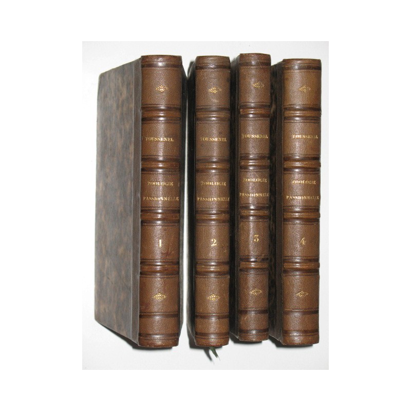 Ornithologie. Zoologie passionnelle. L'esprit des bêtes. 4 volumes.