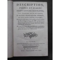 Les figures des plantes et animaux d'usage en médecine, décrits dans la matière médicale