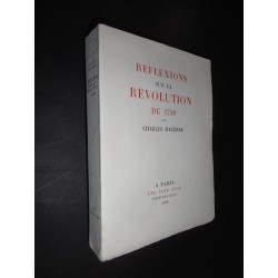 Réflexions sur la révolution de 1789 (pur chiffon Malacca)