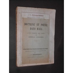 Doctrine et poésie dans Maia, livre premier des Laudi de Gabriele D'Annunzio