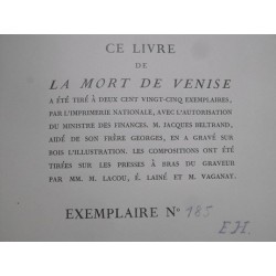 La mort de Venise