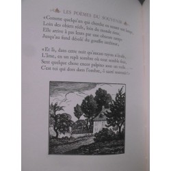Les poèmes du souvenir - Le lac - Tristesse d'Olympio - Souvenir - (reliure de Canape)