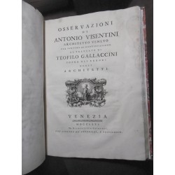 Trattato di Teofilo Gallaccini sopra gli errori degli architetti