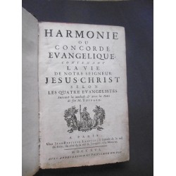 Harmonie ou concorde évangélique contenant la vie de notre-seigneur Jésus-Christ selon les quatre évangélistes