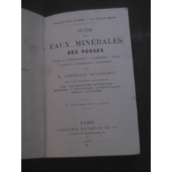 Guide des eaux minérales des Vosges