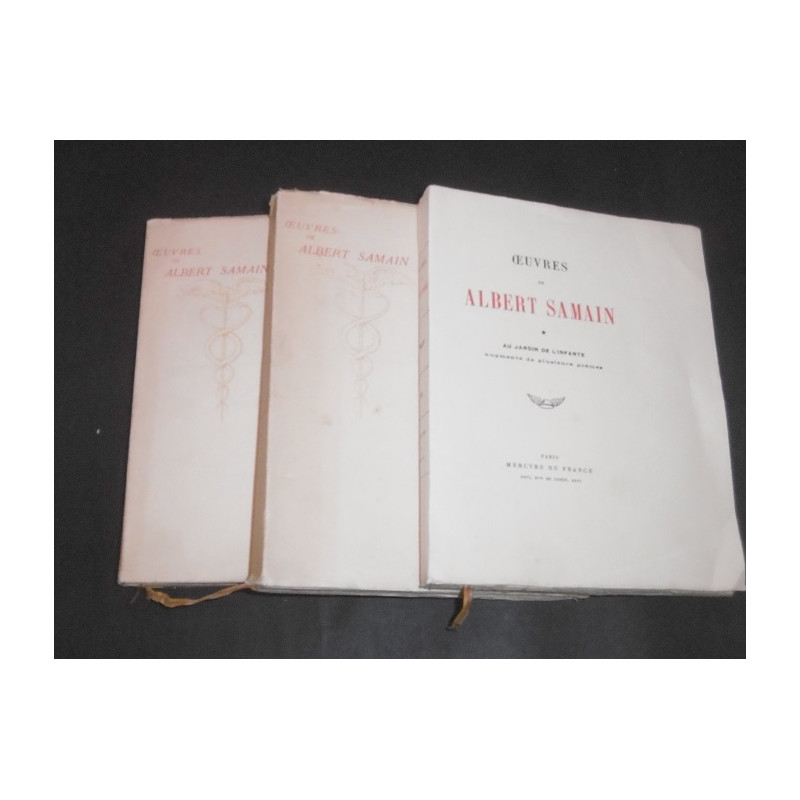 oeuvres d'albert samain (3 volumes)