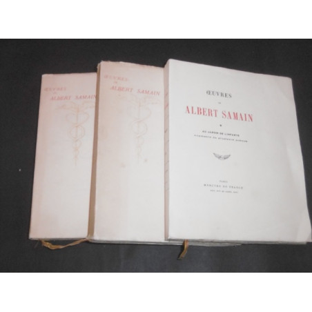 oeuvres d'albert samain (3 volumes)