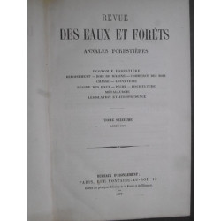 revue des eaux et forêts (1862-1877. 15 volumes)