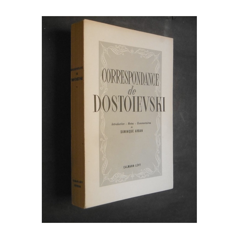 Correspondance de Dostoievski