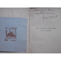 Les animaux malades de la peste