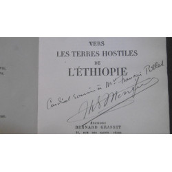 vers les terres hostiles de l'ethiopie  (envoi autographe)